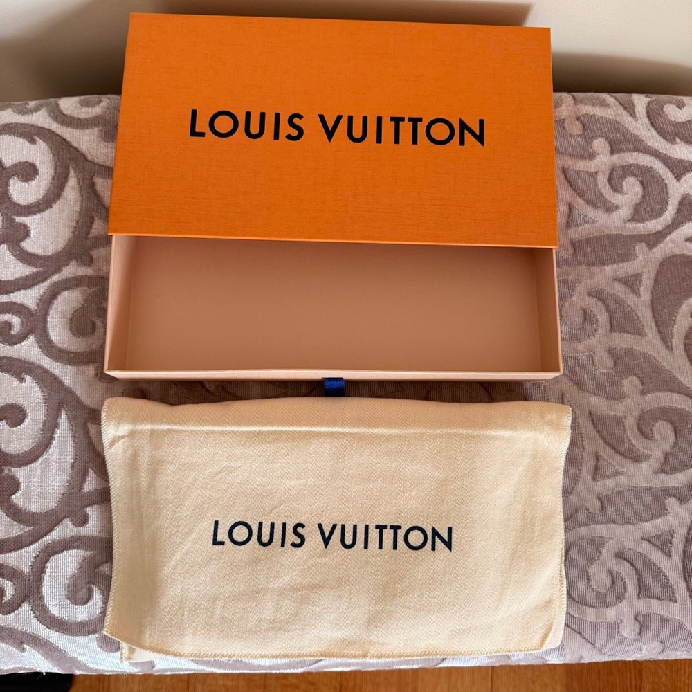 Louis Vuitton Escale Blue Tiedye Double Zip Pochette Crossbody Bag - Picture 16 of 16